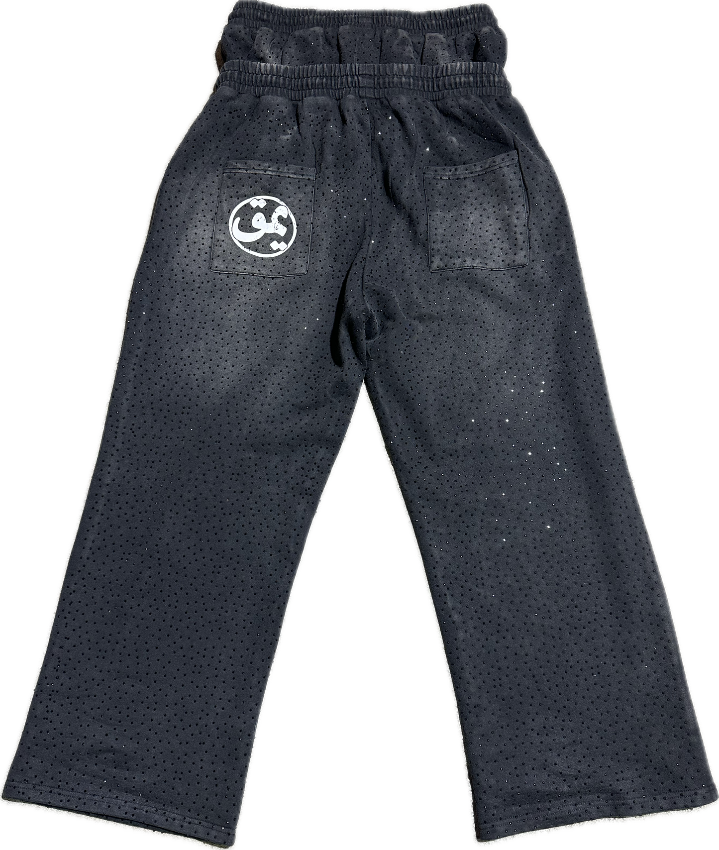 Midnight "Garçons riches"  Allover rhinestone sweats