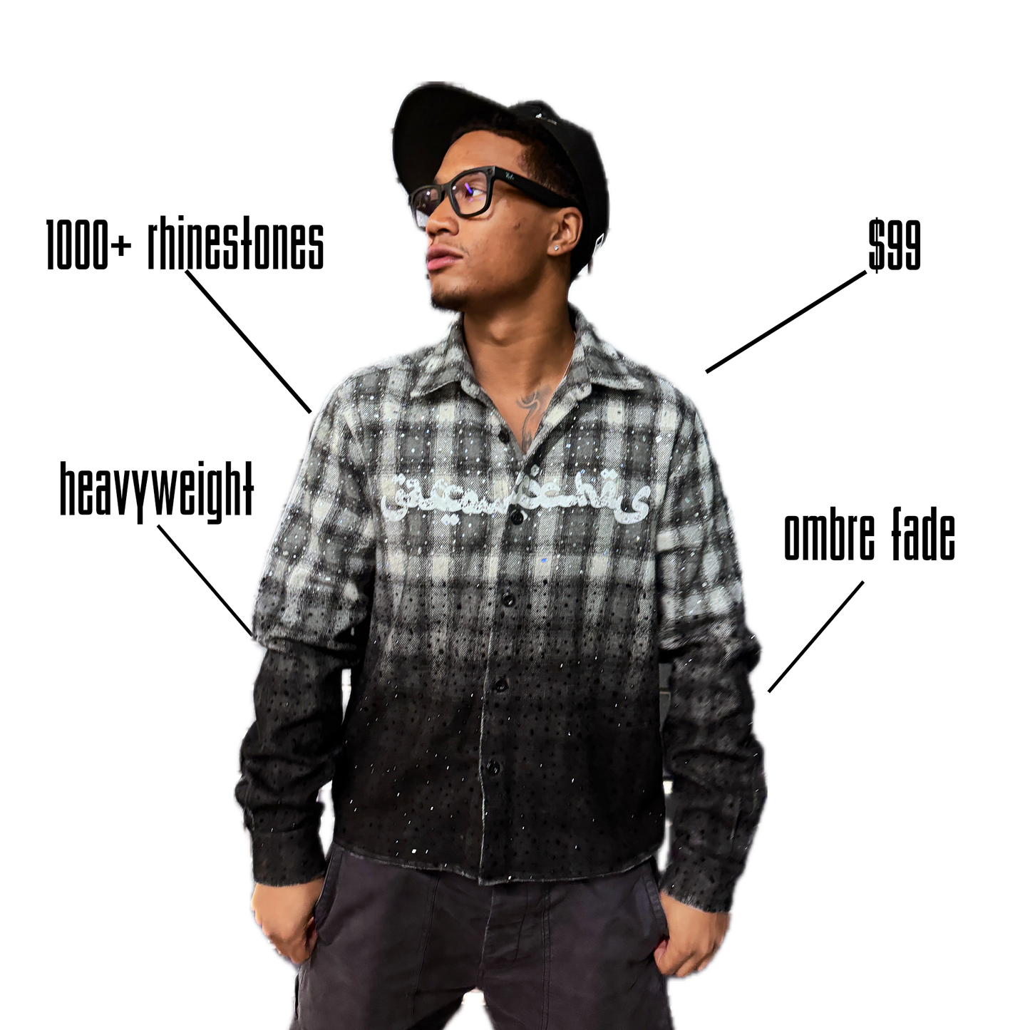 "Dust & Diamonds" Garçons Riches Flannel